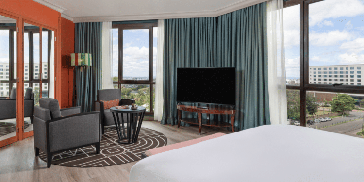 My Mbuzi Choma Experience &Amp; How Pullman Hotel Is Winning Both Locals And Tourists The View Inside One Of The Standard Rooms At Pullman Hotel In Nairobi. Photo/ Pullman