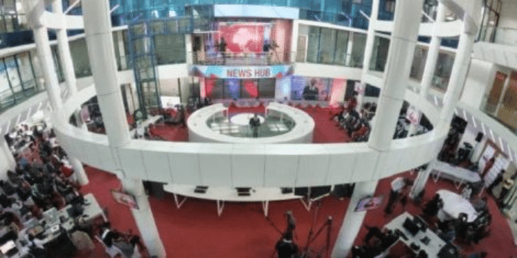 Standard Group Employees Announce Total Shutdown Inside Standard Media Group Studios Along Mombasa Road. Photo/The Standardinside Standard Media Group Studios Along Mombasa Road. Photo/The Standard
