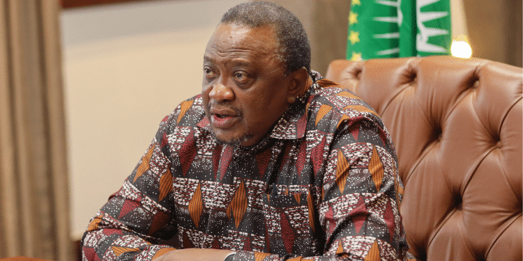 Former President Uhuru Kenyatta Speaking. Photo/Office Of The 4Th President X