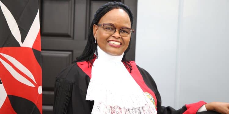 Chief Justice Martha Koome During The Opening Of The Inaugural High Court Human Rights Summit On October 10, 2024. Photo/Jsc.