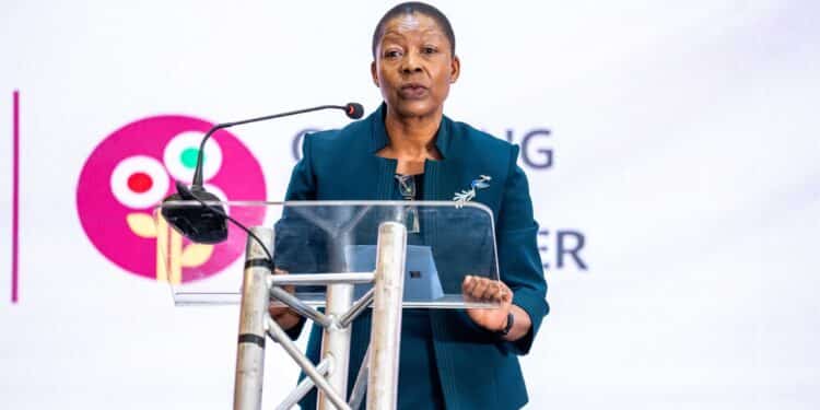 Attorney General Unveils Vip Marriage Room: How It Works Attorney General Dorcas Oduor. Photo/Oag.t The Launch Of Eabl'S Sustainability Report, Held At Serena Hotel.