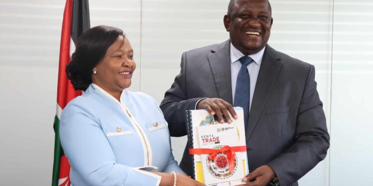 Moses Kuria Exposes Ruto Govt Failures Kuria, Outgoing Tourism And Wildlife Cabinet Secretary Rebecca Miano Handing Over Reigns Of Office To The Incoming Investments, Trade And Industry Cabinet Secretary Salim Mvurya