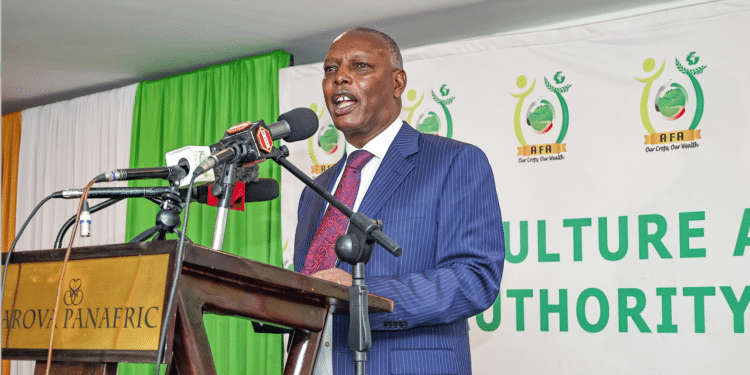 Agriculture Cs Andrew Karanja. 