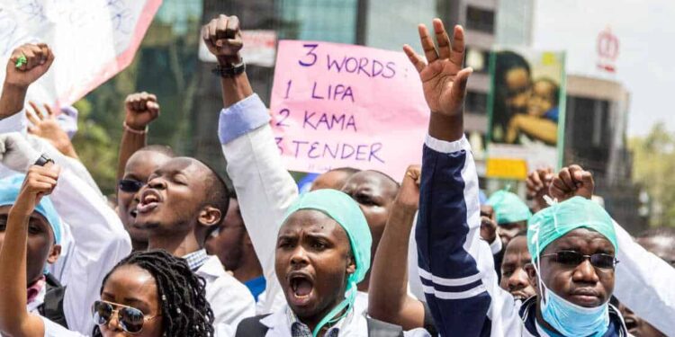 Doctors In Protests In Nairobi