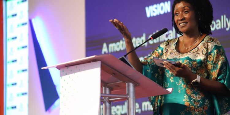 Tsc Permanently Deregisters 33 Teachers After Disciplinary Process Tsc Chief Executive, Dr Nancy Macharia, Addressing The Heads Of Institution At The Kenya Primary School Heads Association Kepsha Conference In Mombasa. Photo Tsc