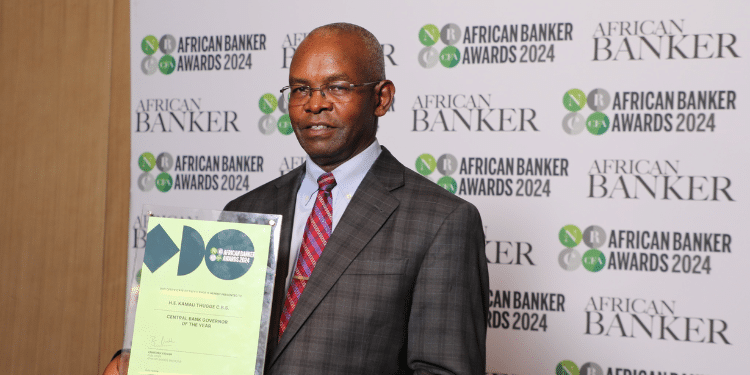Cbk Governor, Kamau Thugge. Photo/Cbk