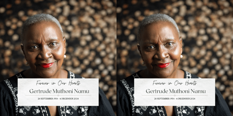 John Allan Namu Mother, Muthoni Namu Dies Of Cancer