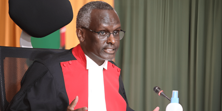 A Photo Of Supreme Court Judge Isaac Lenaola. Photo/Judiciary