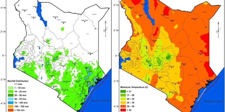 Weatherman Lists Regions To Receive Cold Nights Below 9°C Amid Reduced Rainfall Kenya Met Forecast December 10 - December 16, 2024