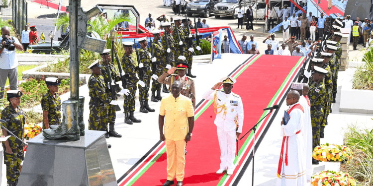 Africa'S Fastest Warship Jasiri Gives President Ruto A 21-Gun Salute