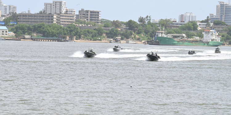 Africa'S Fastest Warship Jasiri Gives President Ruto A 21-Gun Salute