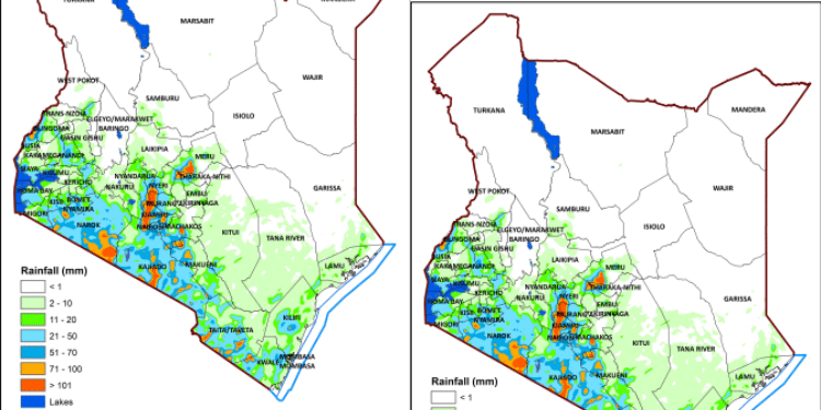 Kenya Met Lists Regions Set To Receive Rain Days To Christmas Weather, Kenya Met