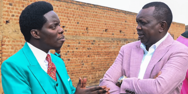 Kapseret Mp Oscar Sudi With Kasmuel Mcoure. Photo/Oscar Sudi X