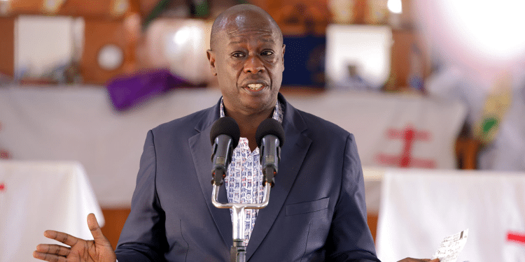 Former Dp Rigathi Gachagua Speaking At The Christian Faithful At Aipca Kangari, Kigumo In Murang'A County On November 24, 2024. Photo/ Gachagua Facebook. Ministry Of Health. Gachagua