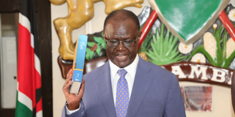 Former Meru County Governor Kiraitu Murungi Sworn In To The Kenya Law Reform Commission (Klrc). Photo/Klrc