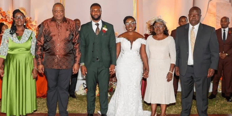 Uhuru Attends Matiang'I Daughter Wendy’s Wedding [Photos]