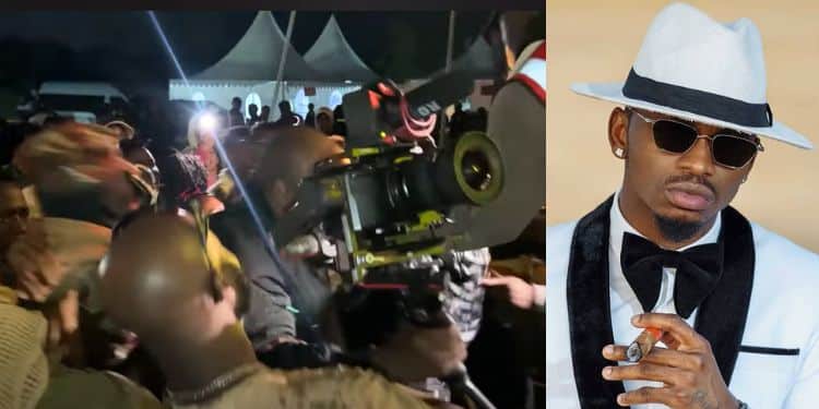 Chaos At Furaha City Festival (Left) And Tanzanian Superstar Diamond Platnum
