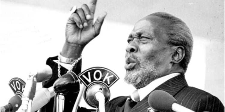 The Late First President Of Kenya Jomo Kenyatta. 