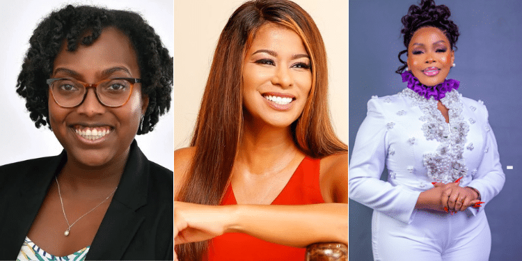 A Collage Of Rachel Wanyoike, Dr. Julie Gichuru And Dr. Jane Kimemia. Photo Wanyoike, Gichuru And Kimemia
