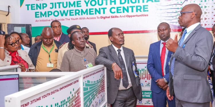 Ict Cs William Kabogo At Jitume Digital Hub. Photo/Ministry Of Ict. In The Age Of Artificial Intelligence - Ai 
