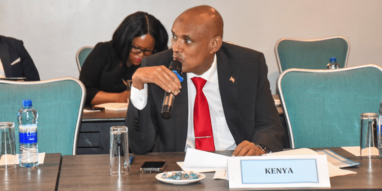 Dci Director Mohammed Amin In A Past Meeting. Photo/ Dci