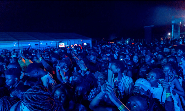Kenyans Attending Magic Raha Fest Event. Phot/ Capital Fm