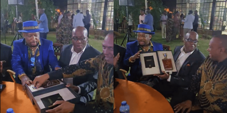Mike Sonko And Polycarp Igathe At The Wedding Ceremony. Photo/Mike Sonko Screengrab