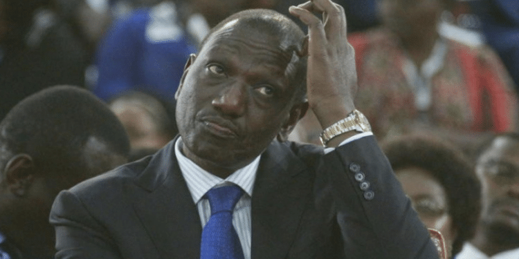 President William Ruto In A Past Event. Photo/Boniface Okendo. Kiunjuri