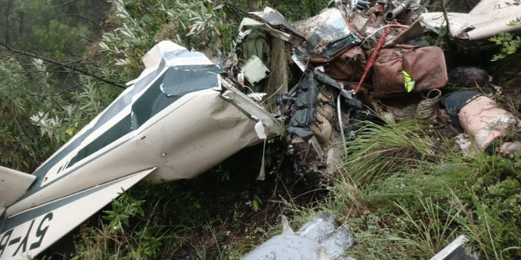 Naivasha Plane Crash Kills Two, Says Kcaa