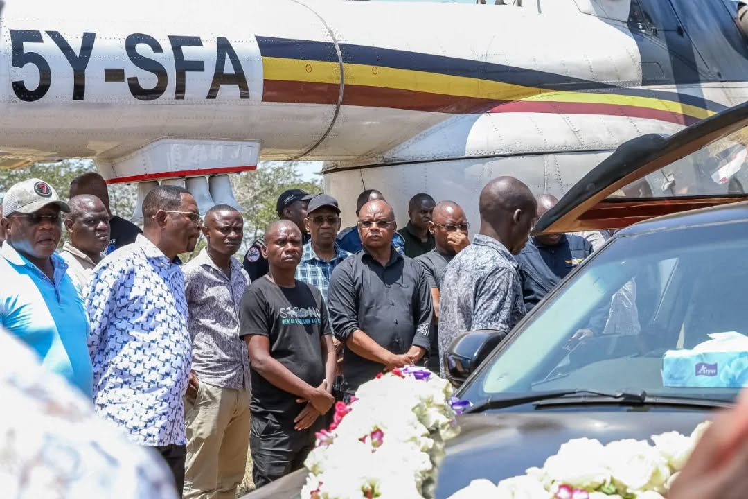 Amily, Friends And Relatives Gather Beside The Body Of Mzee Kingi Mwaruwa Mkweha, The Father Of Senate Speaker Amason Kingi/Handout
