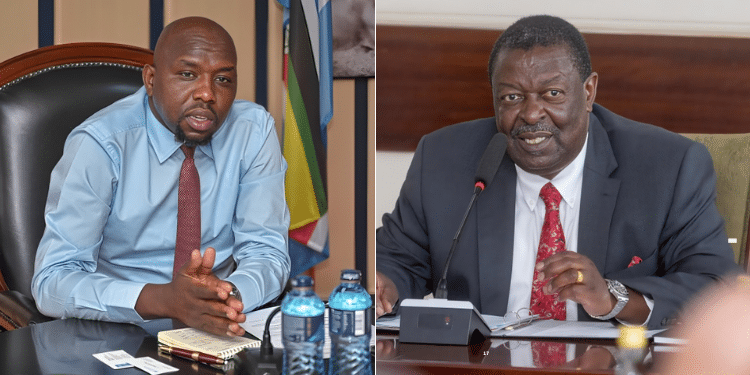 Mudavadi, Murkomen And Kanja Sued As Tiff With Sudan Escalates Prime Cabinet Secretary Musalia Mudavadi, Interior Cabinet Secretary Kipchumba Murkomen. Photo/ Mudavadi. Min Of Interior