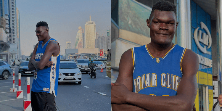 ‘Modern Day Slavery’ Kenyans React To Video Of Gen Z Goliath Playing A Lion Gen Z Goliath In Dubai. Photo/Gen Z Goliath Ig