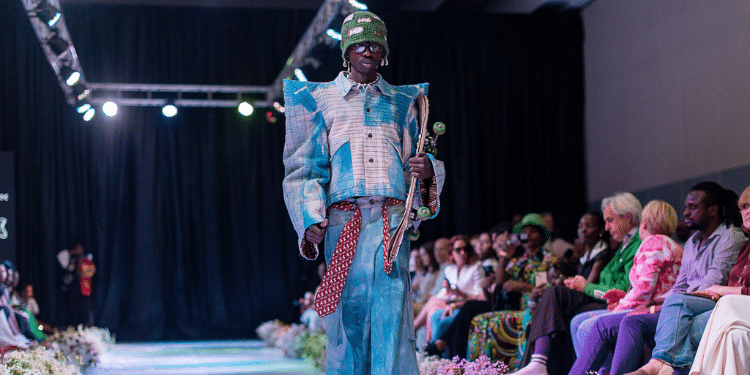 Models Showing Designs By Bone From Rwanda At Nairobi Fashion Week. Photo/Nairobi Fashion Week