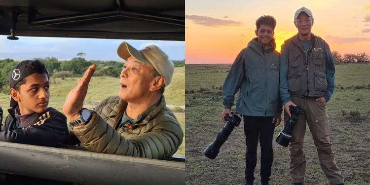 Inspiring Story Of Rohan Shah, Award Winning Photographer And Philanthropist Collage Of Rohan Shah With Jeffrey Wu. Photo/Neel Shah