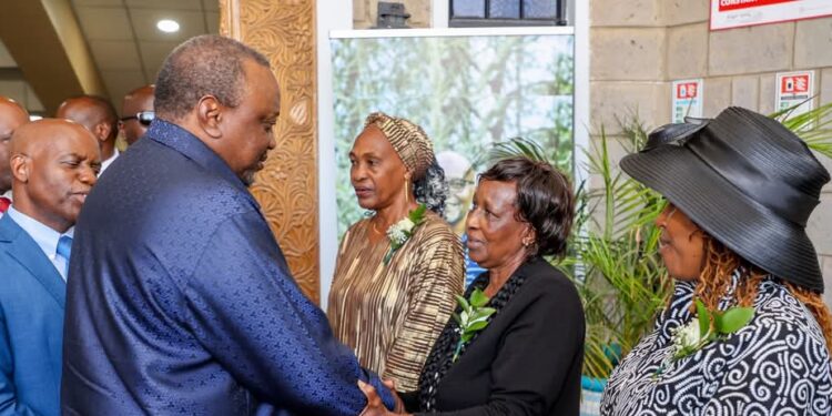 Uhuru Cracks Up Mourners In Moving Tribute Of Kanja Waruru