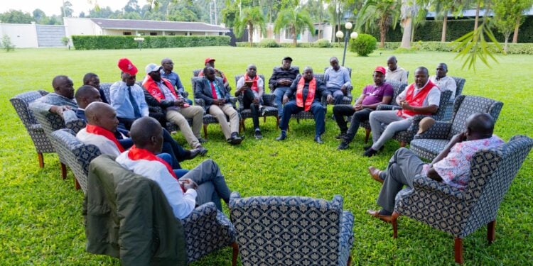 Gachagua Receive Members Of Jubilee Party, Nairobi County Leadership Team. Photo./ Gachagua