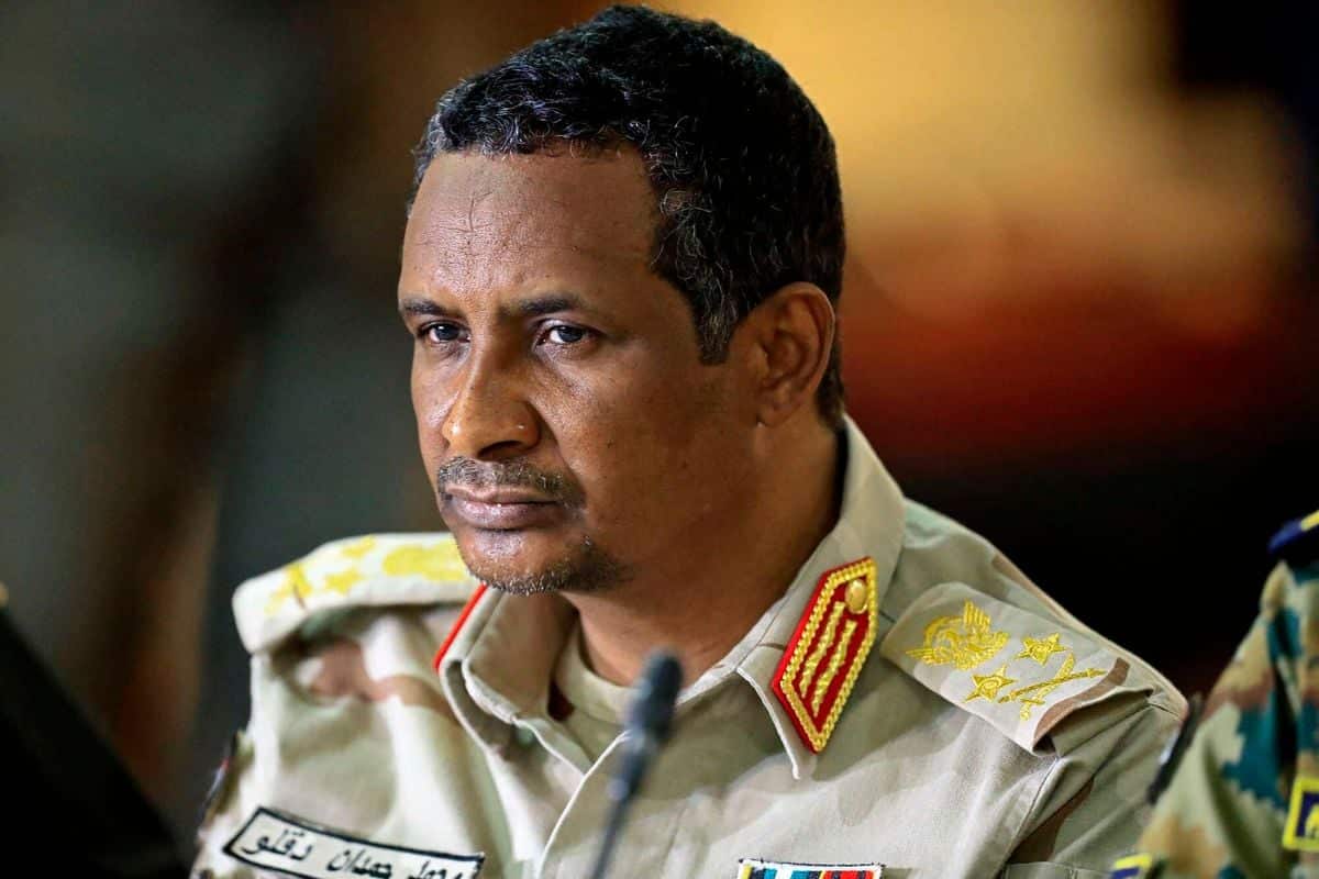 The Commander Of Sudan'S Paramilitary Rapid Support Forces, General Mohamed Hamdan Dagalo