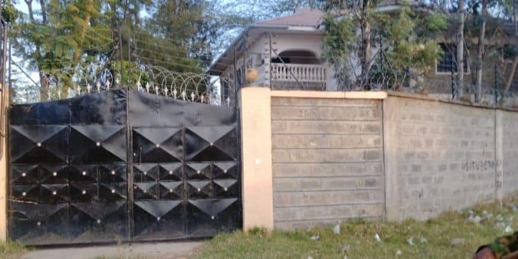 A Mansion Near House Of Deliverance Center In Kitengela Where 58 Men Were Rescued By Police.