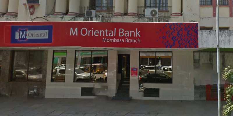 M Oriental Bank Appoints New Ceo M-Oriental Bank Branch In Mombasa. Photo/Victor Matara
