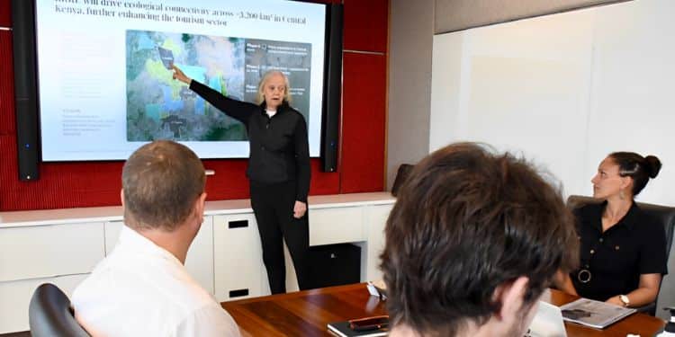 Ambassador Meg Whitman At The Inaugural Board Meeting Of The Kenya Rhino Range Expansion (Krre) Initiative. 