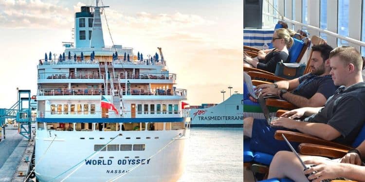 Inside The World Odyssey; Floating Campus In Mombasa Port With 677 Students The Mv World Odyssey, Famously Known As Semester At Sea