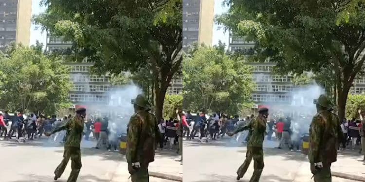 Tuk Students Protest In Cbd.
