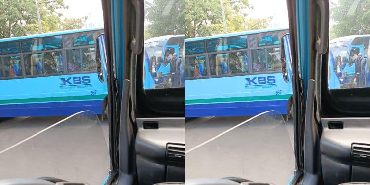 Chaos In Nairobi Cbd As Matatu Operators Clash At Kencom Traffic Snarl-Up In Nairobi’s Central Business District (Cbd)