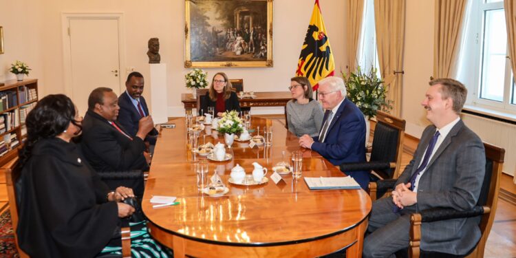 Uhuru Kenyatta'S Tour In Europe Sparks Wild Speculations Uhuru Kenyatta In Germay. Photo/X
