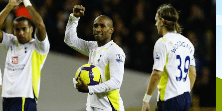 Jermain Defoe With The Match Ball After Netting Five Goals Against Wigan. Photo/ Premier League X.