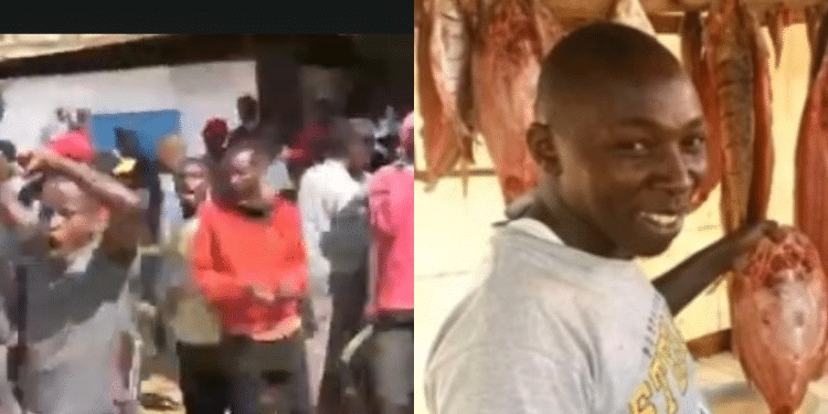 Man Speaks After His Genitals Were Chopped Off Over Ksh50 Debt A Photo Of A Nurse Attending To Jepither Muthii At Kerugoya Hospital In Kirinyanga County. Photo/ Screengrab Citizen Tv.