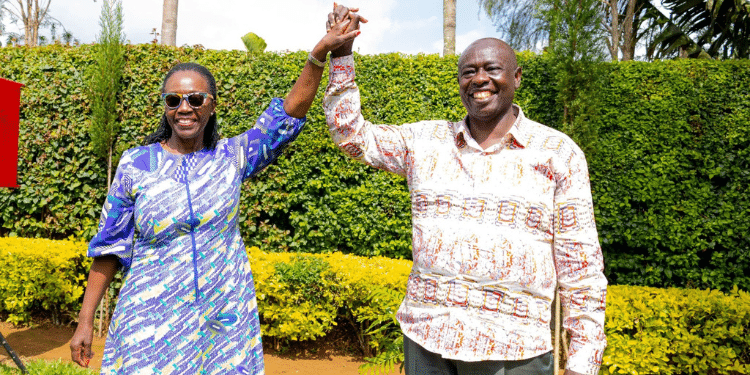 Former Deputy President Rigathi Gachagua With Narc Kenya Party Leader Martha Karua At Her Home In Kimunye Village, Gichugu Constituency In Kirinyaga County On January 25, 2025. Photo/Gachagua Facebook.