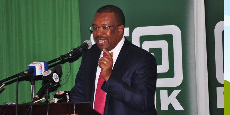 Co-Operative Bank Group Ceo Dr. Gideon Muriuki. Photo/Co-Op Bank Facebook.