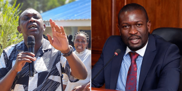Oscar Sudi Responds To Sifuna Over Class 2 Drop-Out Remarks