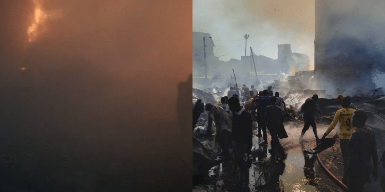 Fire Affects Several Businesses And 2 Schools In Kariobangi